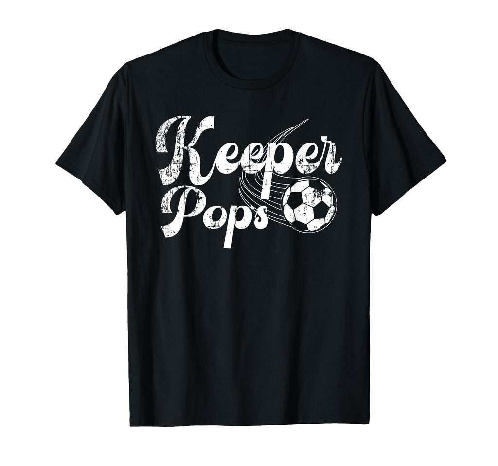 Soccer Keeper Pops Soccer Goalkeeper T-Shirt - Graphic Print for Adults