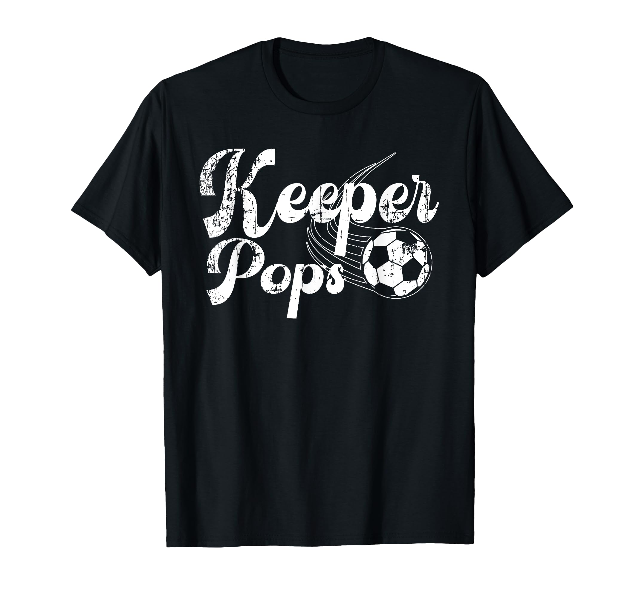Soccer Keeper Pops Soccer Goalkeeper T-Shirt - Graphic Print for Adults