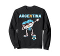 Argentinian Soccer Team Heart Sun May Sweatshirt - Minimalist Print Unisex