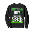 Soccer Themed Birthday Outfit 90 Year Sweatshirt - Custom Art Print Unisex