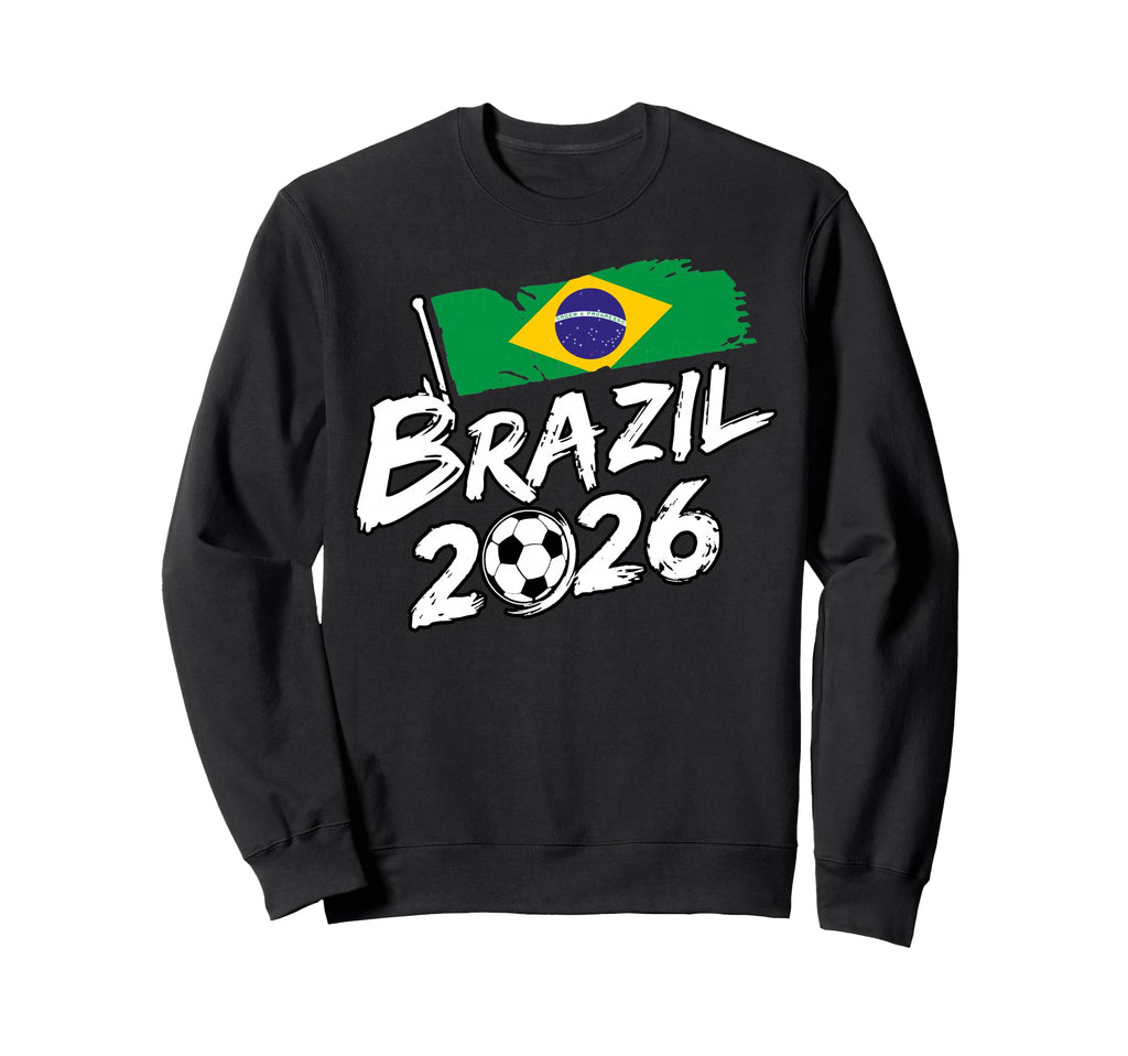 Brazil Football Soccer Game Sweatshirt - Fun Novelty Design for Adults