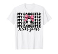Soccer Mom Soccer Mama Coquette Bow My T-Shirt - Fun Novelty Design Unisex