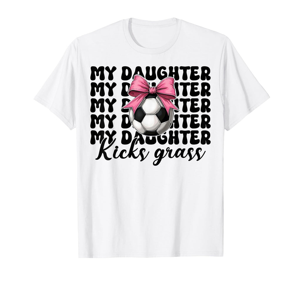 Soccer Mom Soccer Mama Coquette Bow T-Shirt - Aesthetic Graphic Men Women