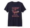 Trendy Kickin It Old School Soccer Tri T-Shirt - Graphic Print Men Women