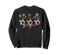 Soccer Gigi Grandma Floral Wildflower Sweatshirt - Unique Graphic Unisex