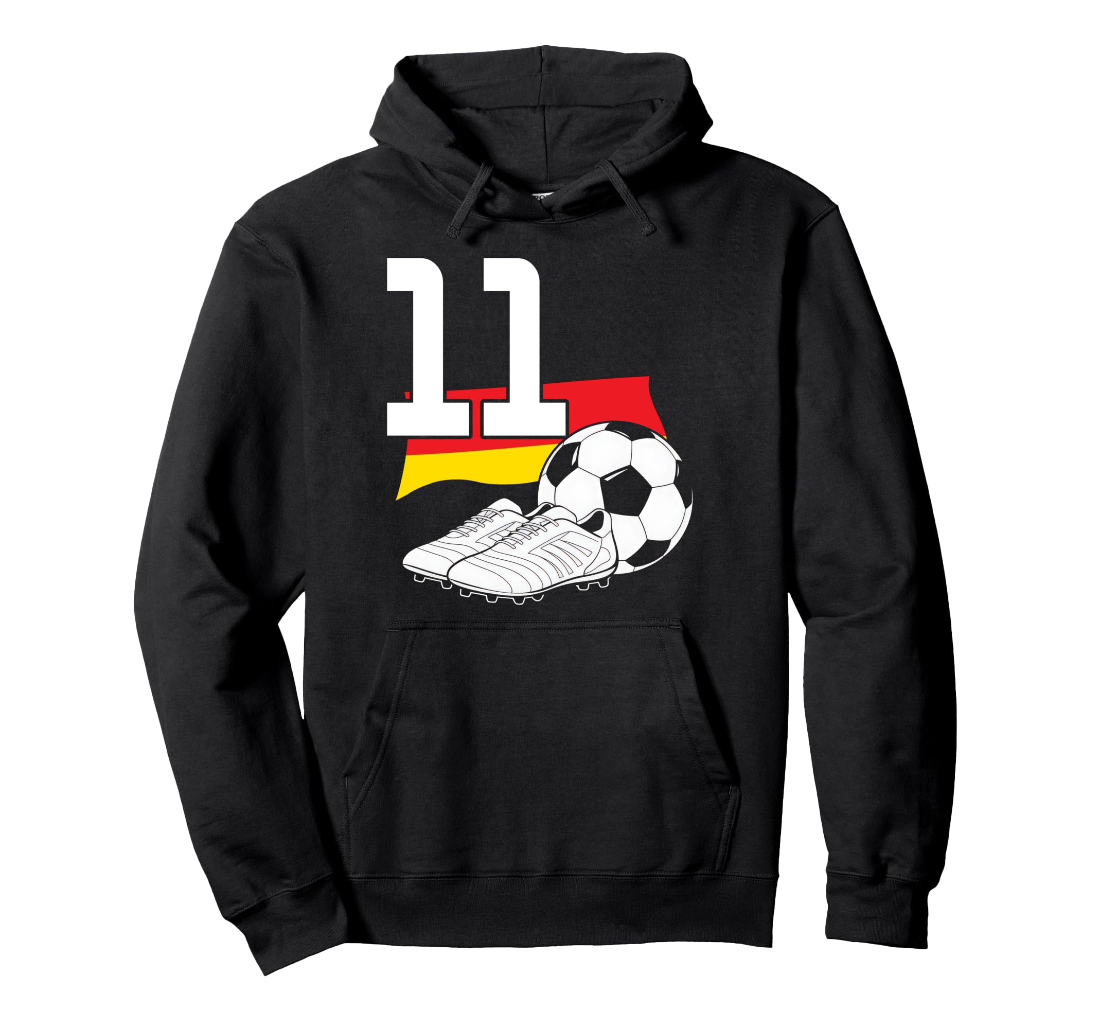 11 Soccer Birthday Gift Soccer Fan Hoodie - Casual Everyday Wear Men Women
