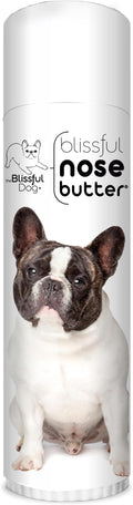 The Blissful Dog French Bulldog Pied Nose Butter for Dry, Cracked Skin, Lick-Safe Dog Nose Balm with Moisturizing Shea Butter, Almond, Olive, and Essential Oils, Pet Supplies, Uncented, 0.50 oz.