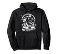 Hockey Puck Goalkeeper Ice Goalie Puck Hoodie - Unique Graphic Unisex