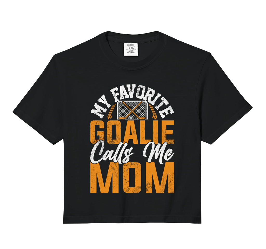 My Favorite Goalie Calls Me Mom Sweatshirt - Unique Graphic Men Women