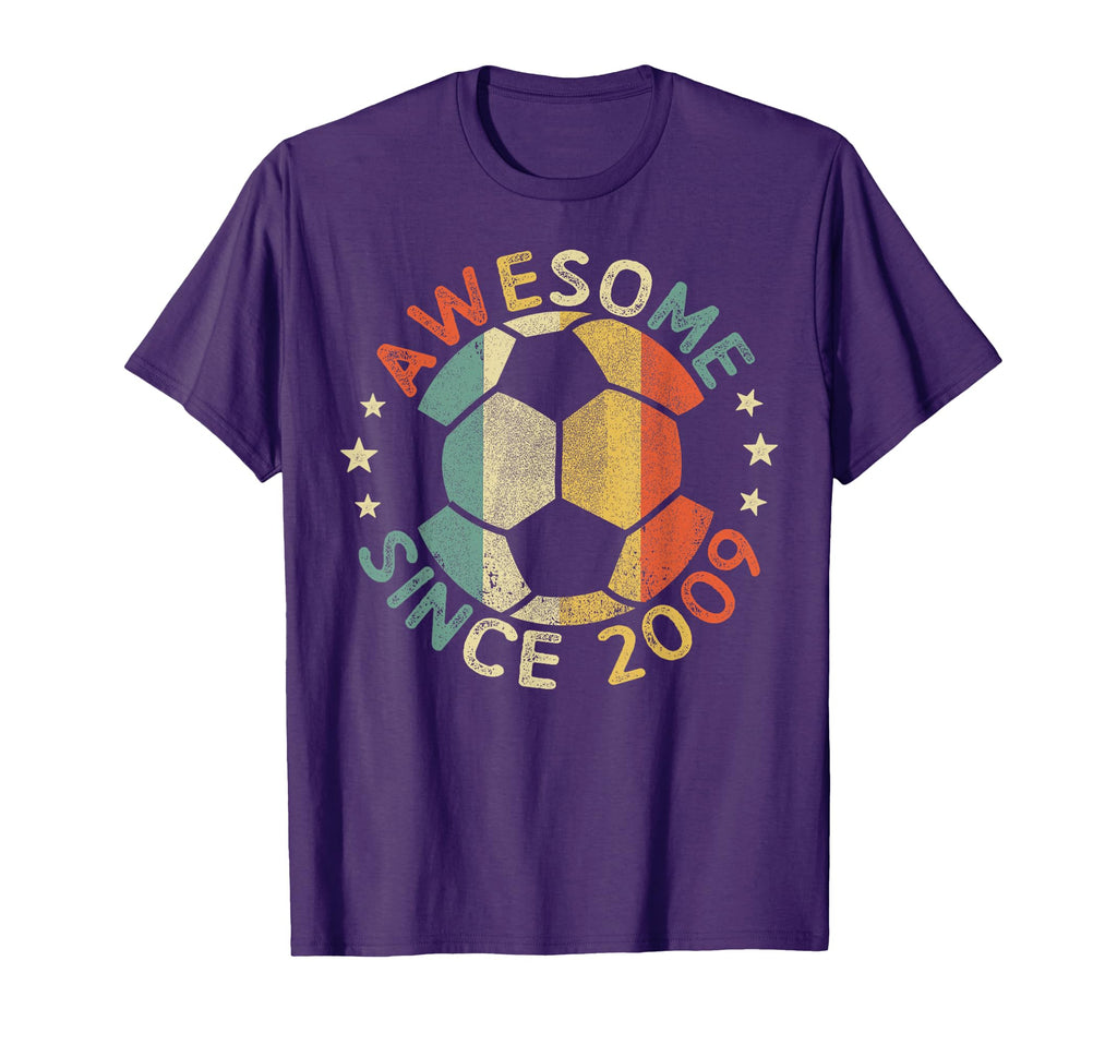 Awesome Since 2009 17Th Birthday 17 T-Shirt - Custom Art Print Men Women