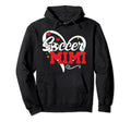 Soccer Mimi Heart Grandma Mimi Soccer Hoodie - Casual Everyday Wear Unisex