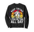 Ice Hockey Goalie Goalkeeper Keep Sweatshirt - Unique Graphic for Adults
