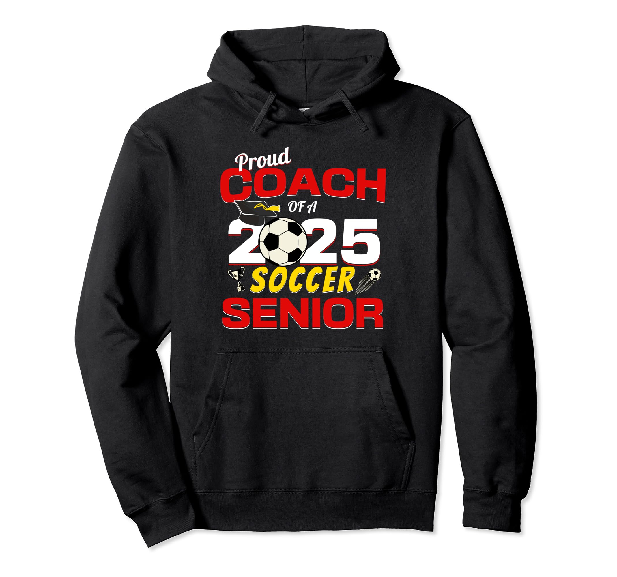 Senior Coach 2025 Proud Coach 2025 Hoodie - Unique Graphic for Adults