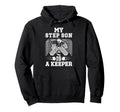 Hockey Keeper Step Mom Hockey Goalie Hoodie - Graphic Print Men Women