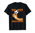 Soccer Cat Best Goalkeeper Funny T-Shirt - Casual Everyday Wear Men Women