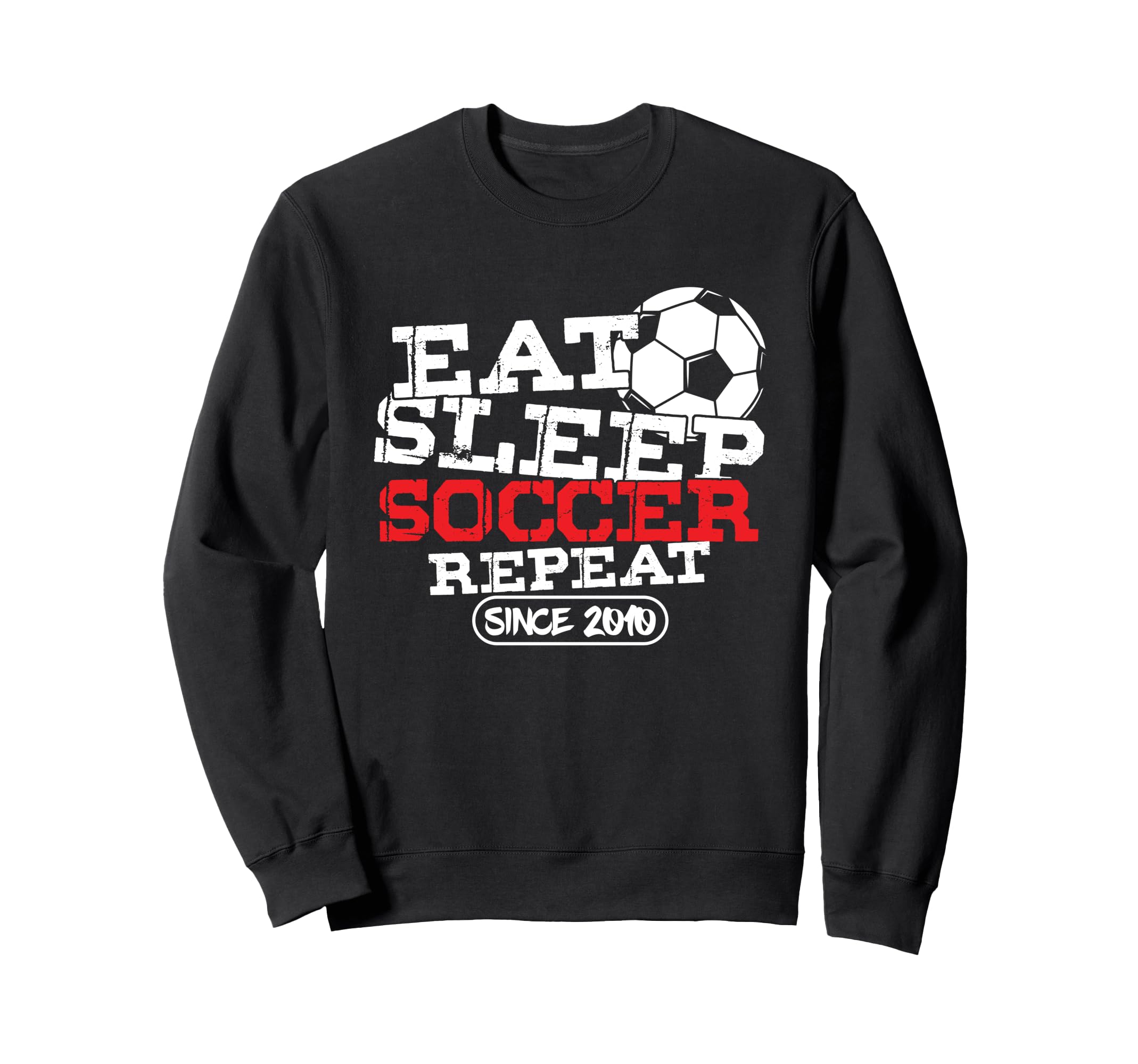 Soccer Player Goal Football Born Sweatshirt - Casual Everyday Wear Unisex