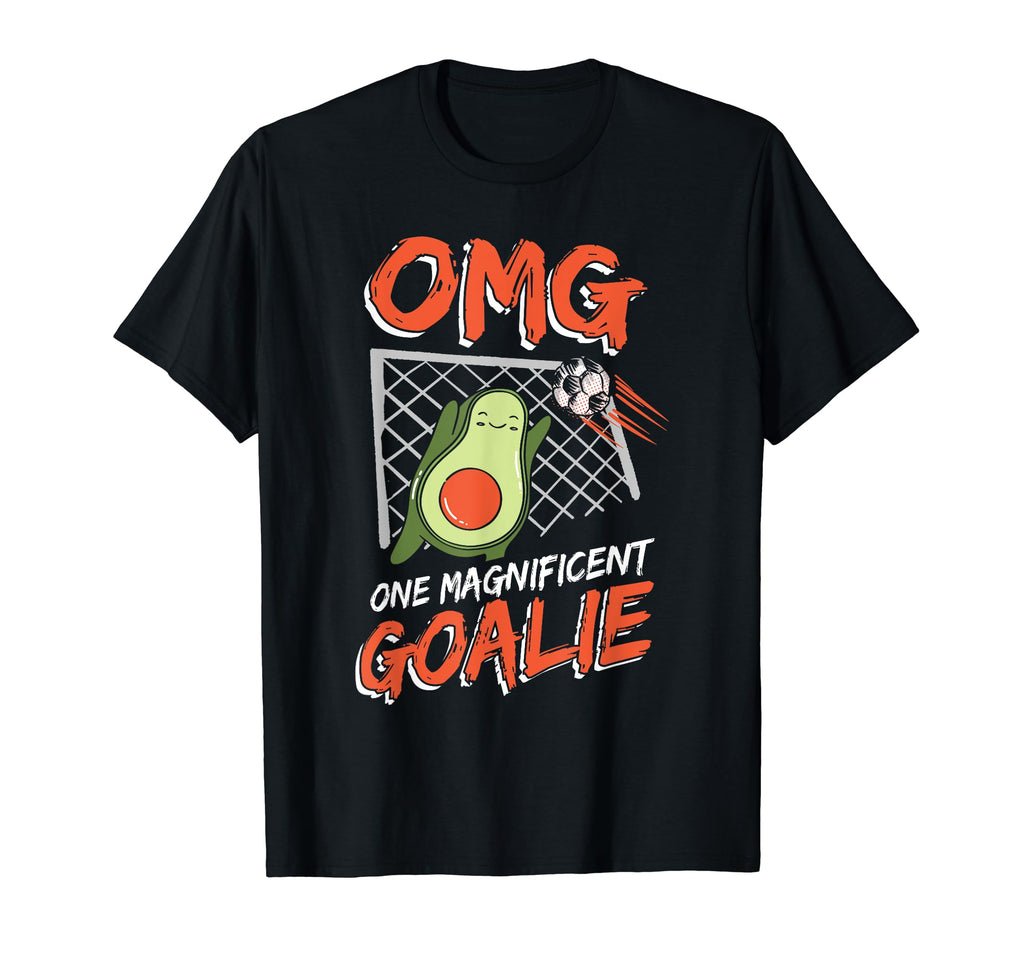 Soccer Player Soccer Goalie Avocado T-Shirt - Aesthetic Graphic Men Women
