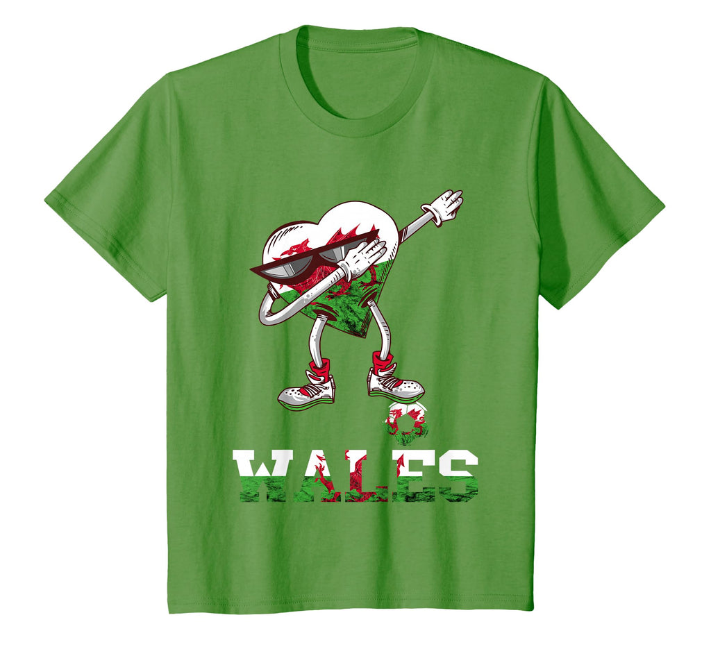 Welsh Soccer Team Heart Welsh Flag T-Shirt - Streetwear Style Men Women
