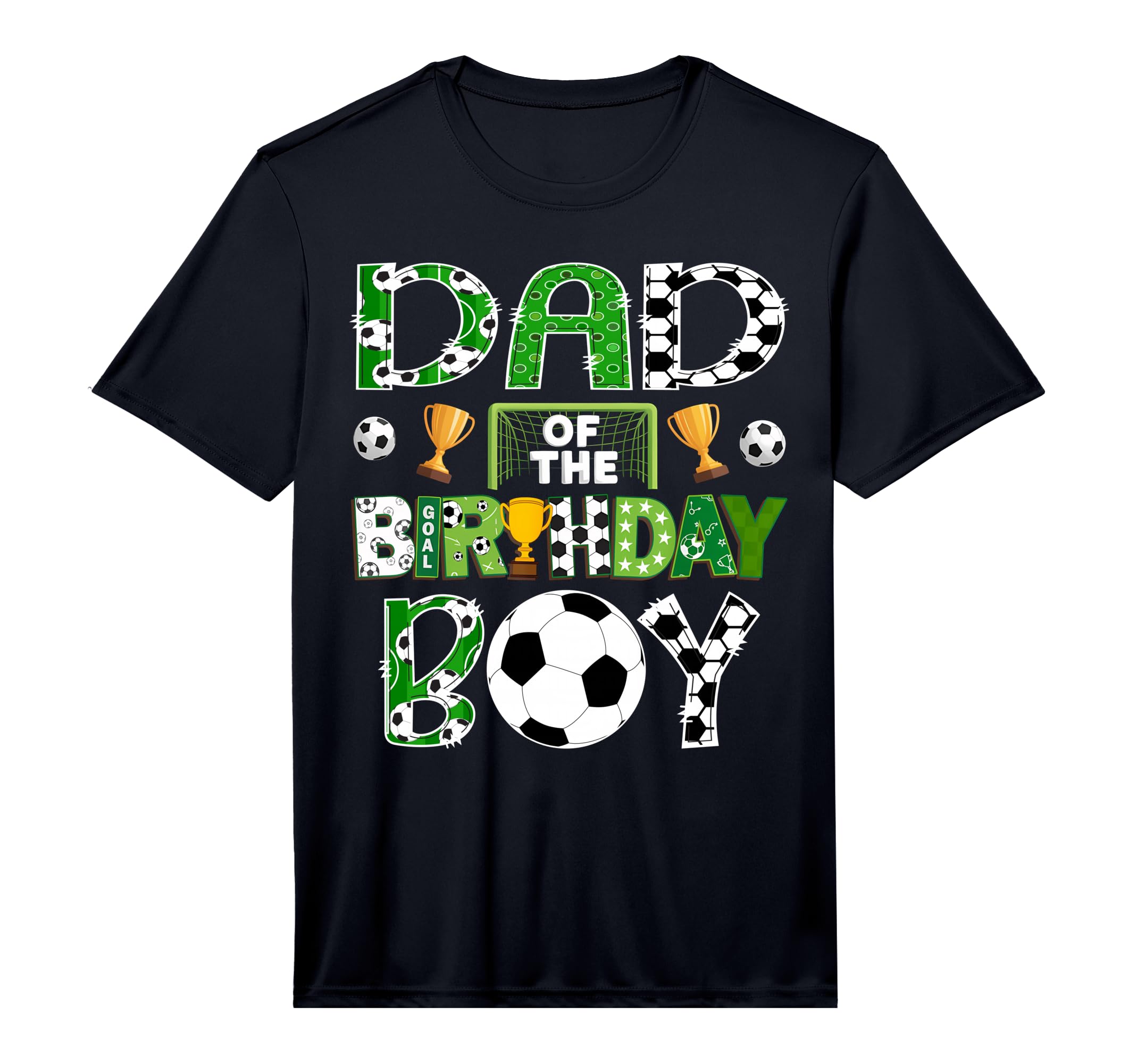 Dad Birthday Soccer Player Game Day T-Shirt - Minimalist Print Unisex