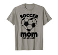 Game Day Soccer Mom 3D Heart And Ball T-Shirt - Graphic Print for Adults