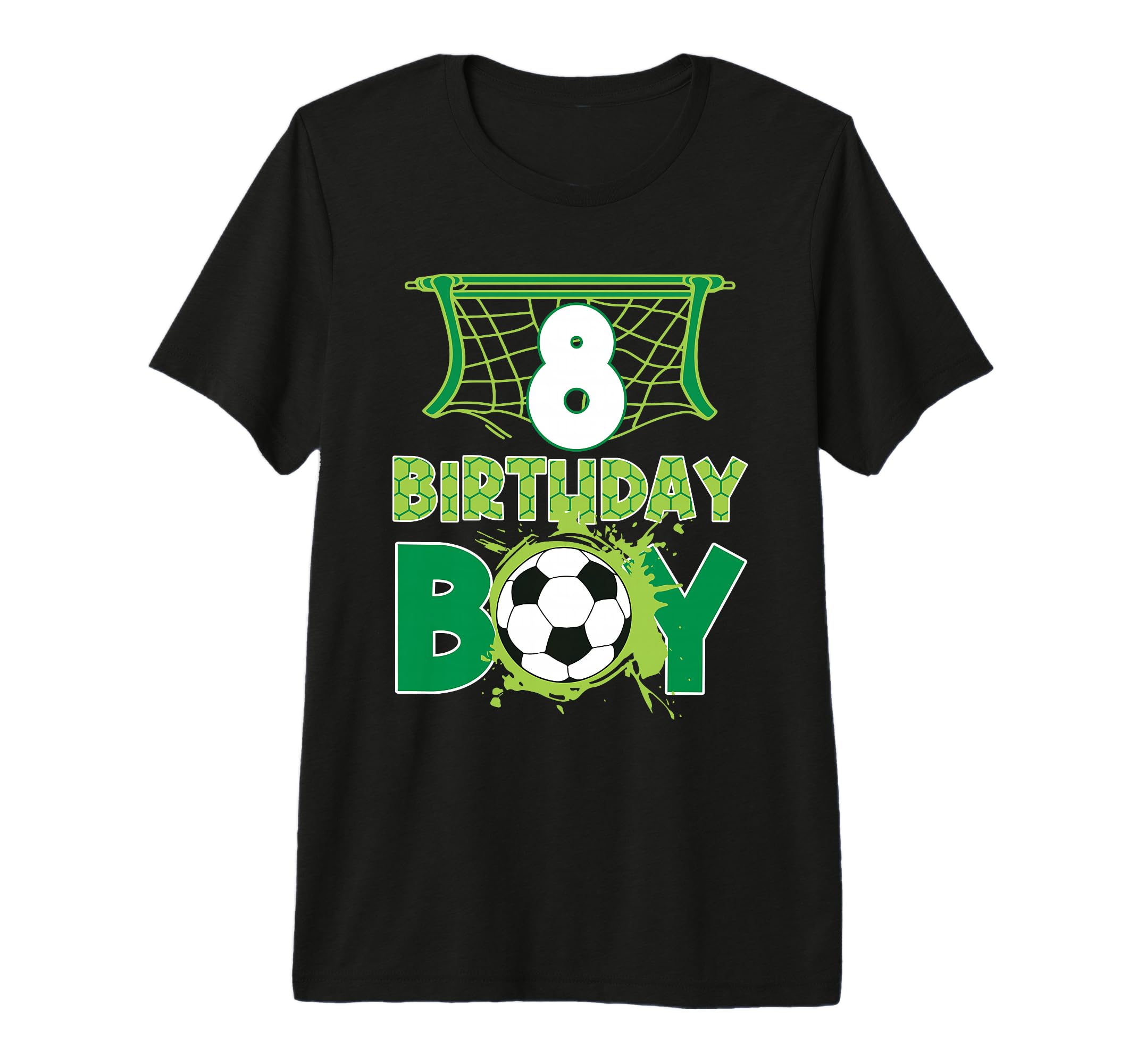 Soccer 8 Birthday 8Th Birthday T-Shirt - Casual Everyday Wear Men Women