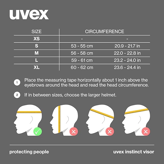 uvex Instinct Visor - Adjustable ski & Snowboard Helmet with Integrated Visor for Women & Men - Black Matte - Medium