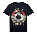 Mens Dad Birthday Soccer Birthday T-Shirt - Casual Everyday Wear Unisex
