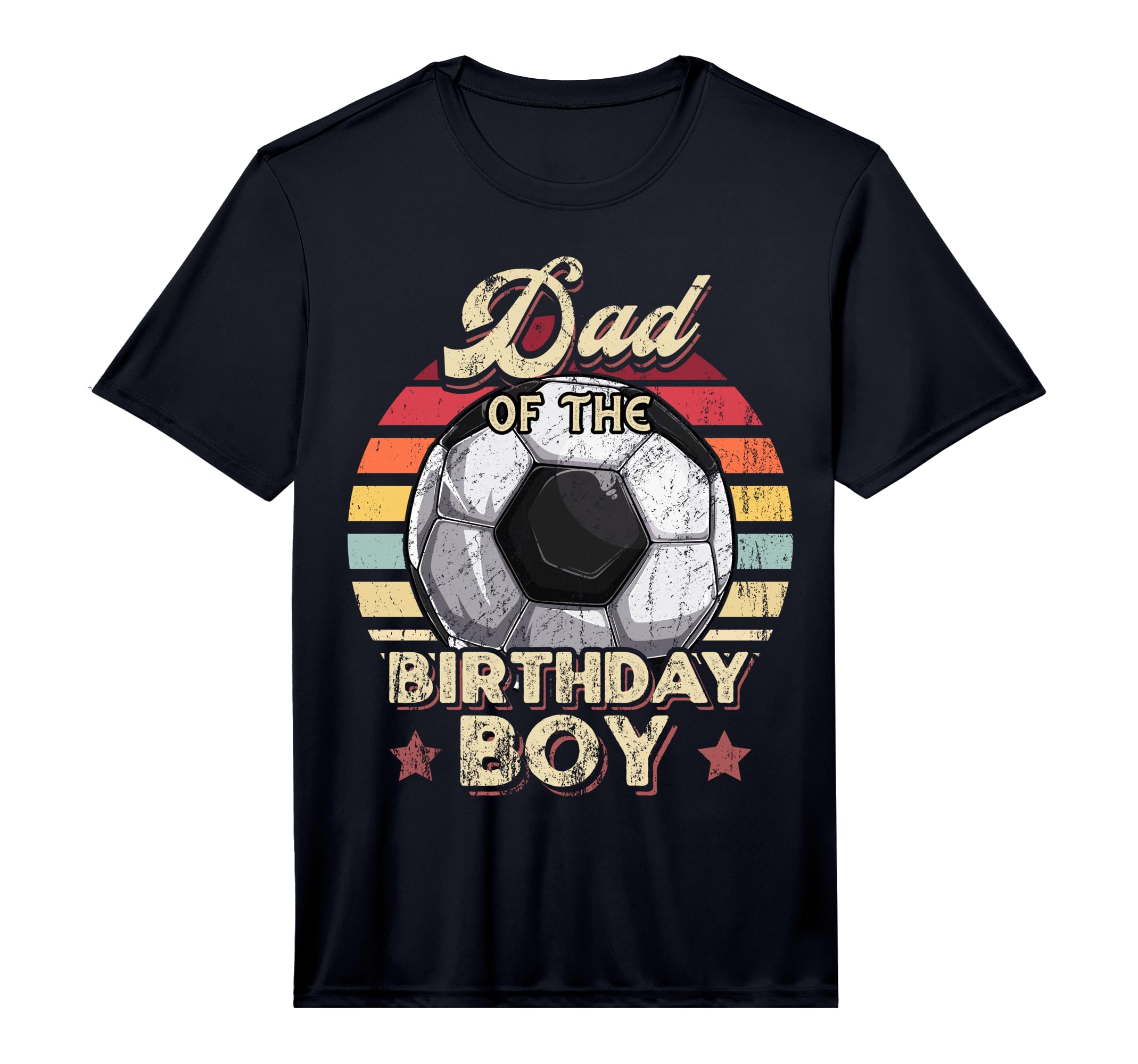 Mens Dad Birthday Soccer Birthday T-Shirt - Casual Everyday Wear Unisex