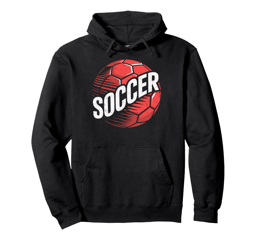 Soccer Football Ball Soccer Player Coach Hoodie - Minimalist Print Unisex
