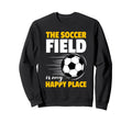 Coaching Soccer Dad Coach Soccer Coach Sweatshirt - Streetwear Style Unisex