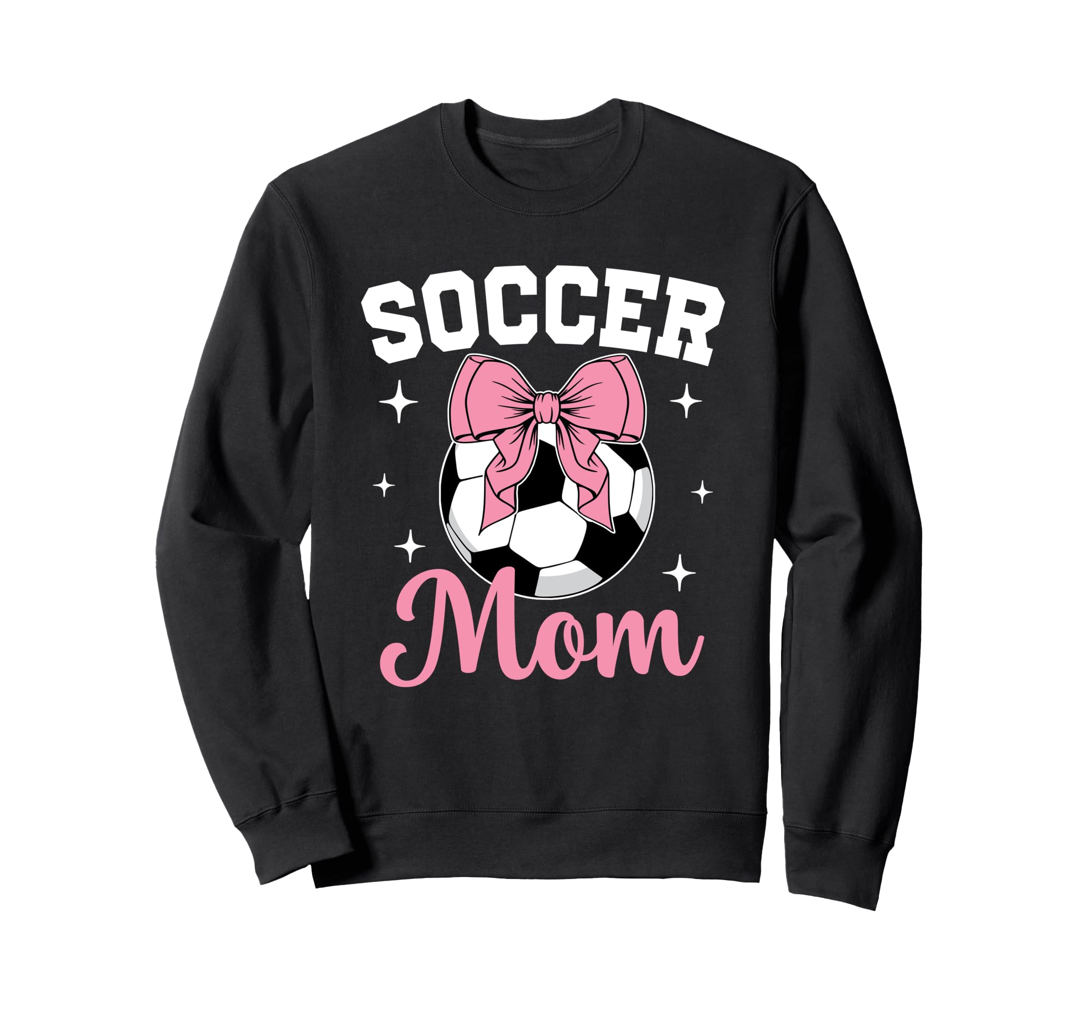 Soccer Mom Coquette Bow Soccer Mom Sweatshirt - Streetwear Style Unisex