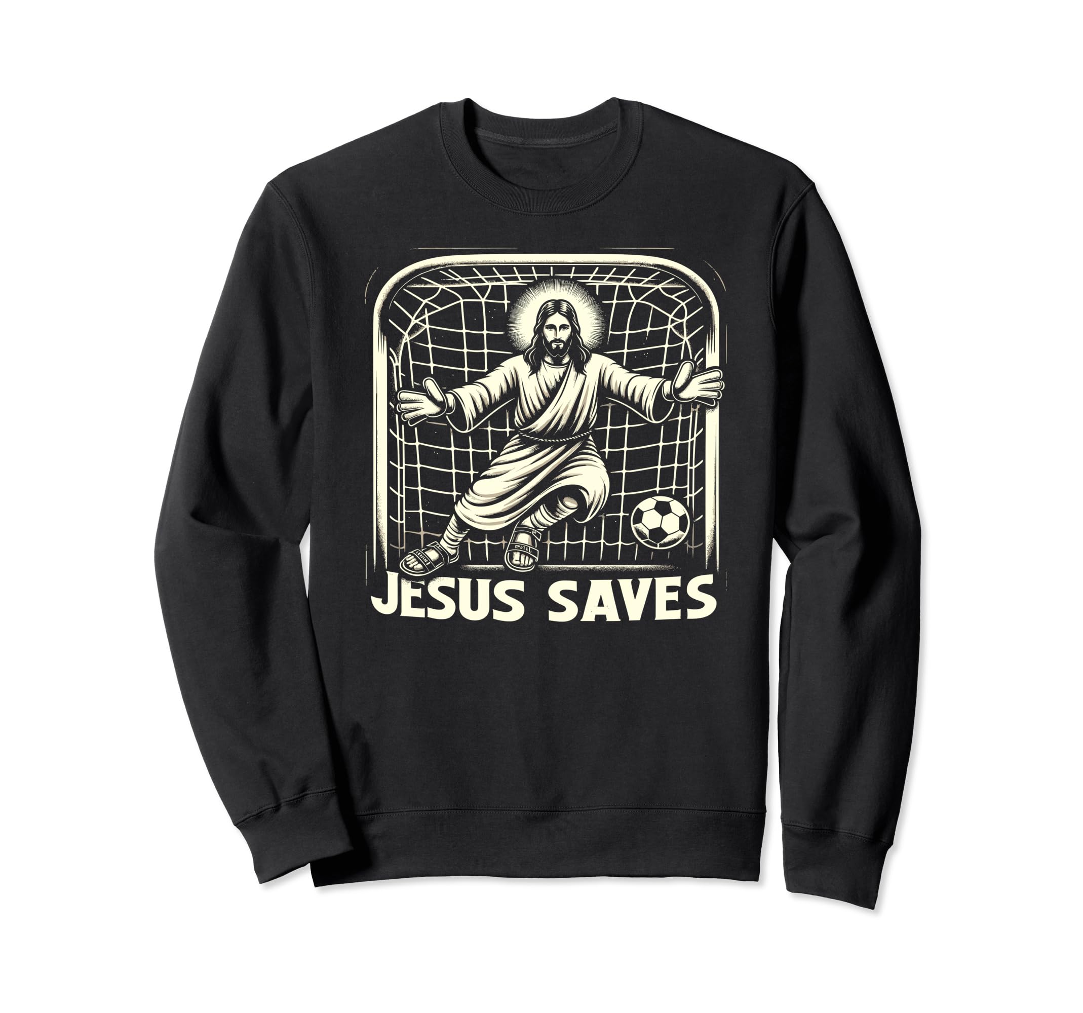 C J S Religious Christian Soccer Player T-Shirt - Custom Art Print Unisex