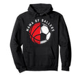 Mama Basketball Player Son Soccer Team Hoodie - Unique Graphic Unisex