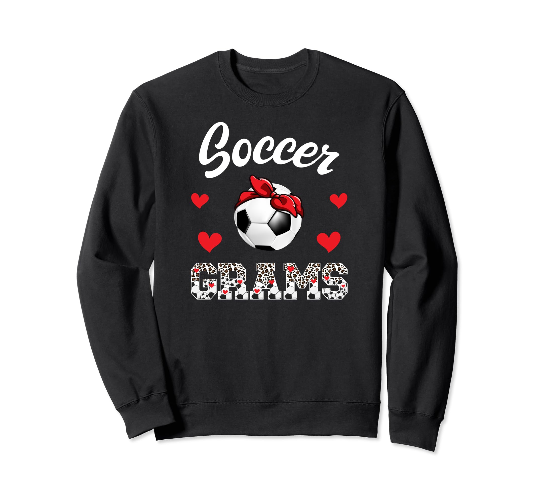 Soccer Grams Leopard Grandma Grams Sweatshirt - Novelty Apparel Men Women