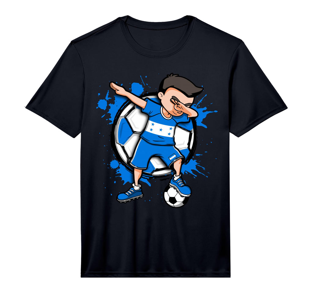 Dabbing Soccer Honduras Football T-Shirt - Fun Novelty Design for Adults