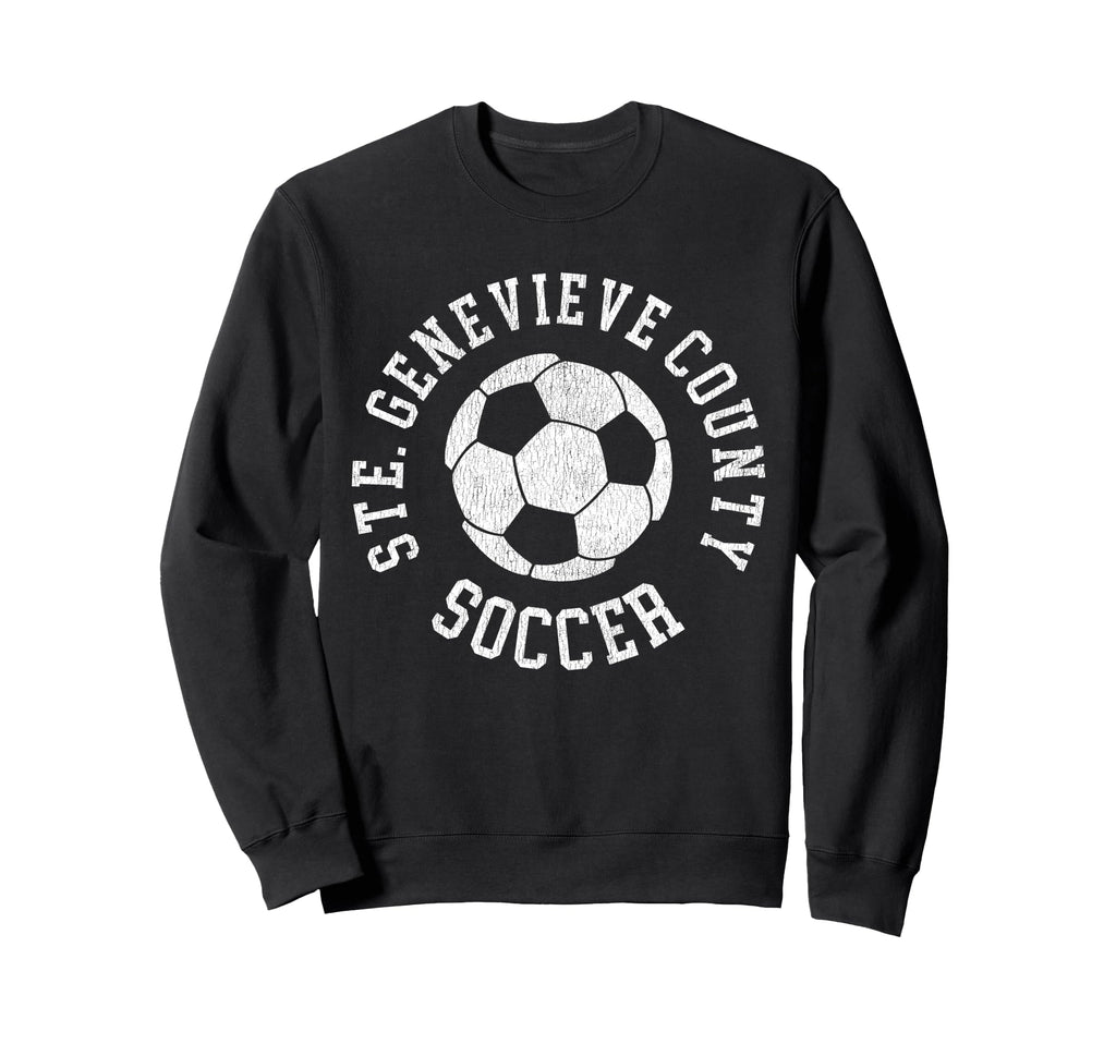 Ste Genevieve County Soccer Sweatshirt - Fun Novelty Design for Adults