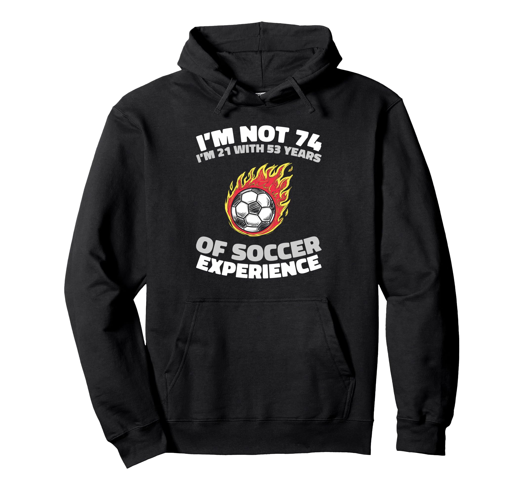 74 Years Old Sports Player Team Hoodie - Custom Art Print for Adults