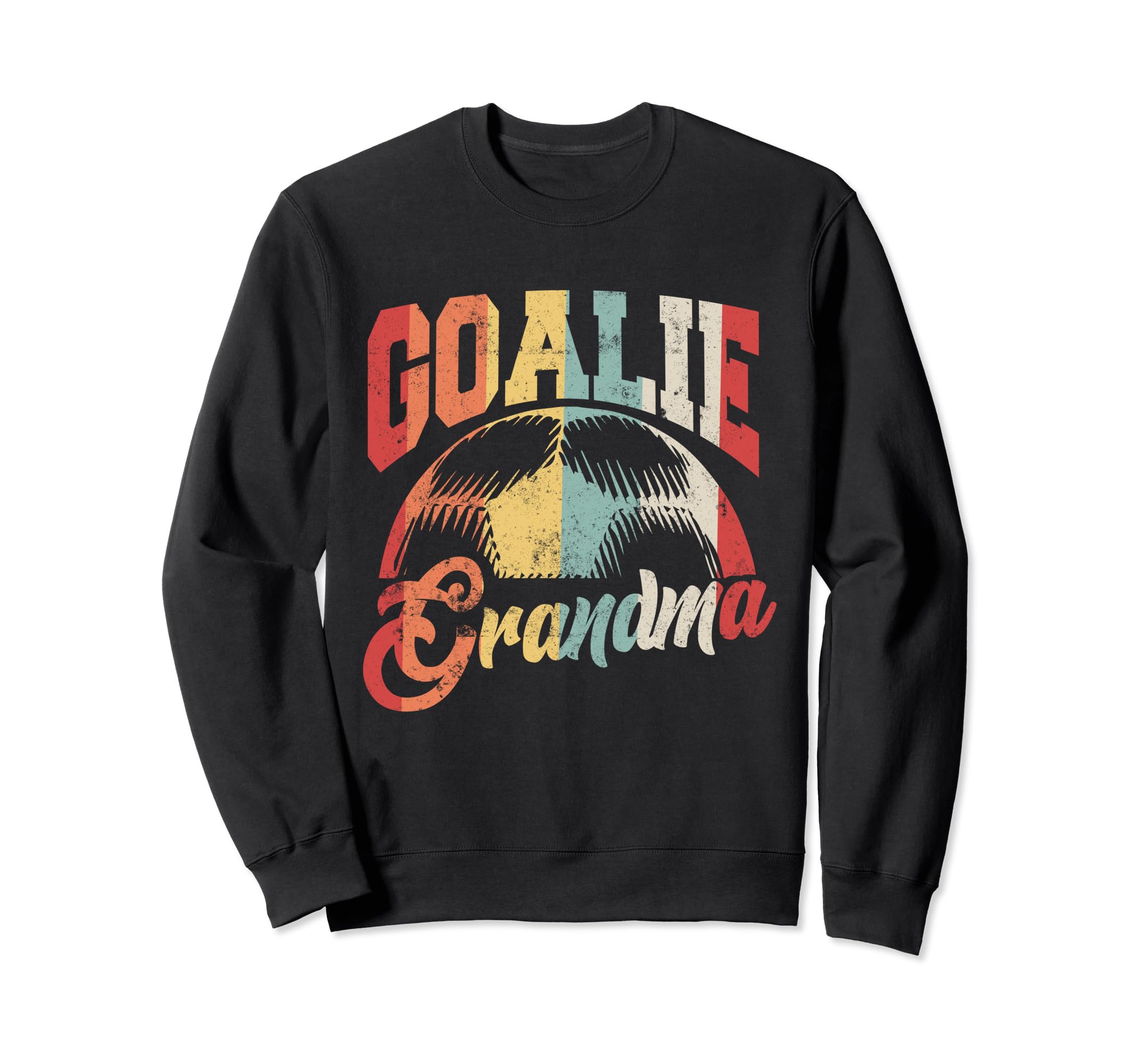 Proud Goalie Grandma Grandson Sweatshirt - Fun Novelty Design for Adults