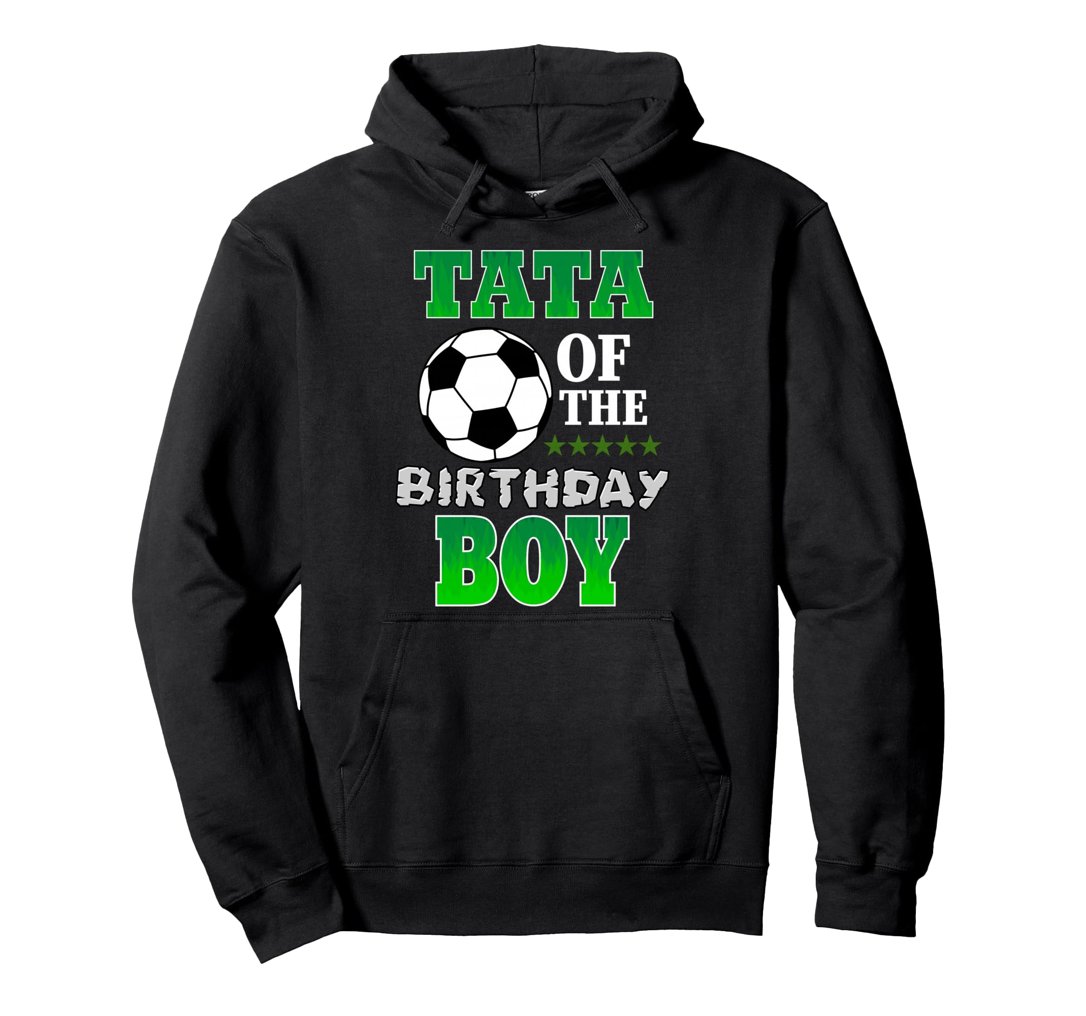 Tata Birthday Soccer Stars Outfit Hoodie - Trendy Graphic for Adults