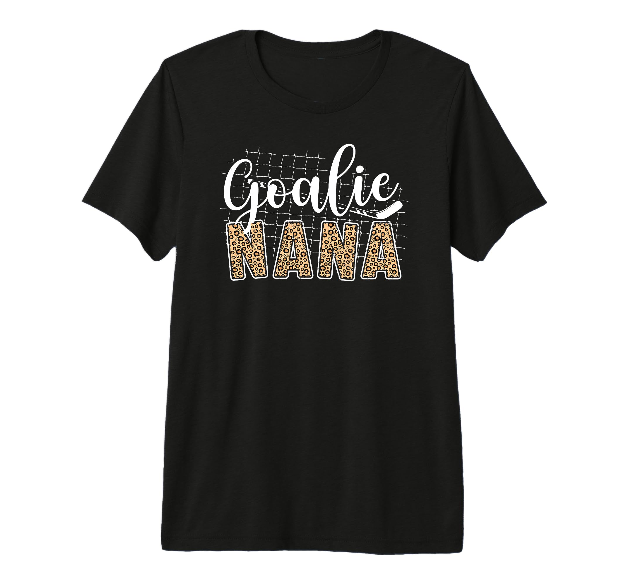 Ice Hockey Goalie Nana Hockey Keeper T-Shirt - Unique Graphic Men Women