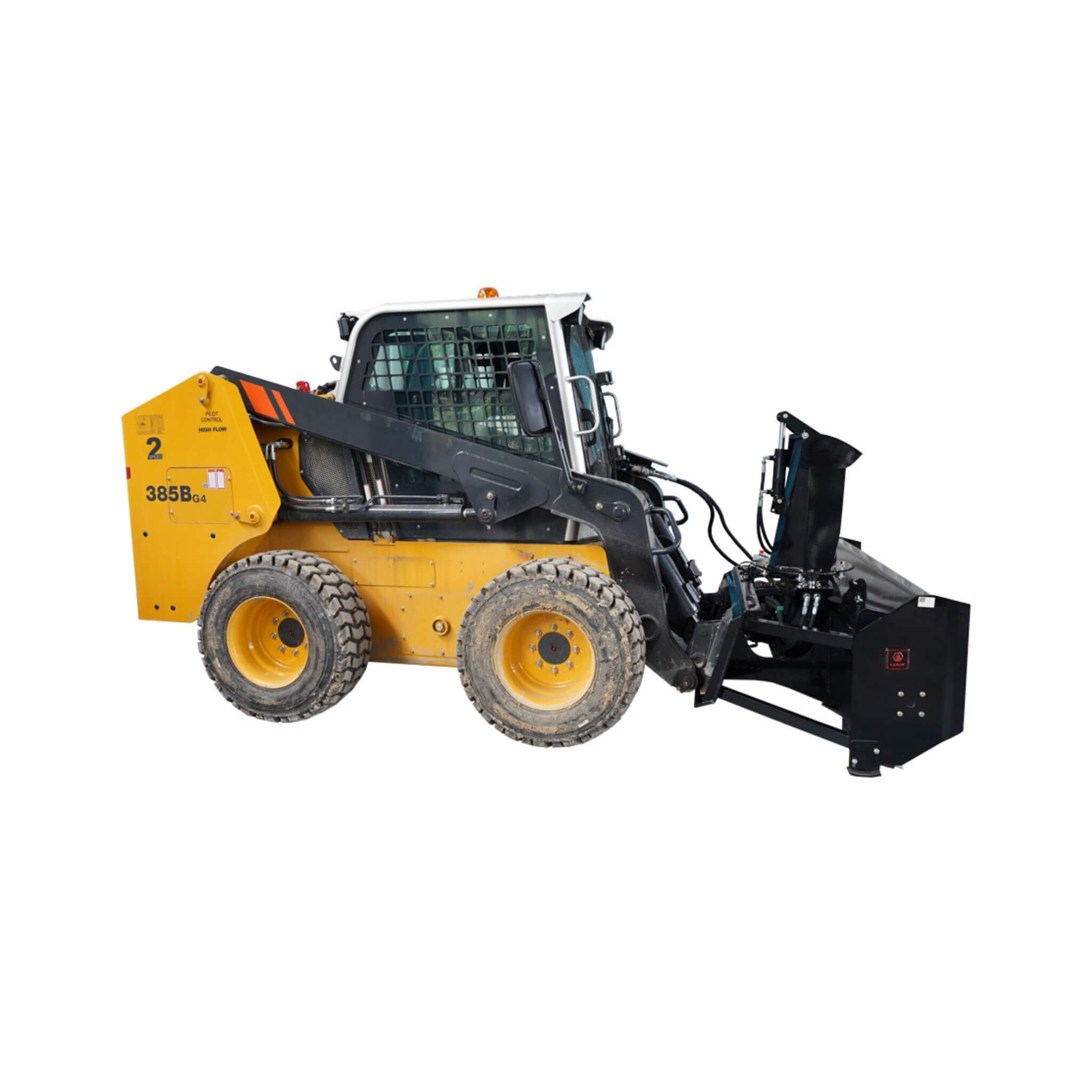72-Inch Heavy-Duty Hydraulic Skid Steer Snow Blower Attachment (SAK59371)
