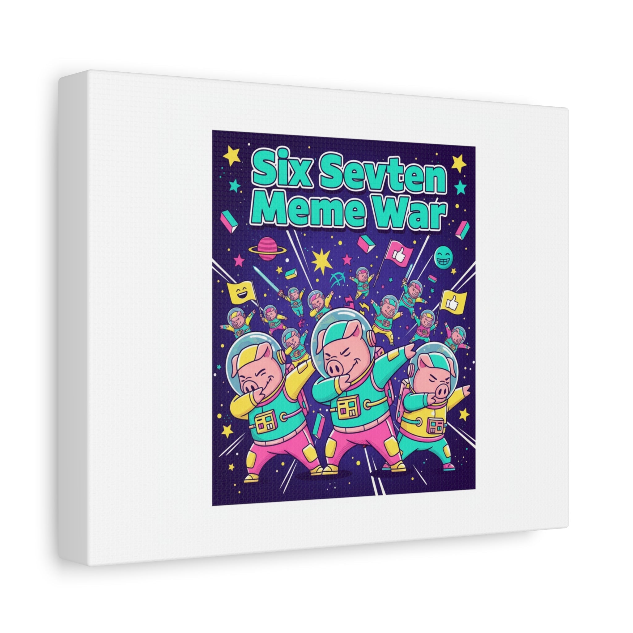 Six Sevven Meme War™ Canvas Tote | Nissspelled Edition