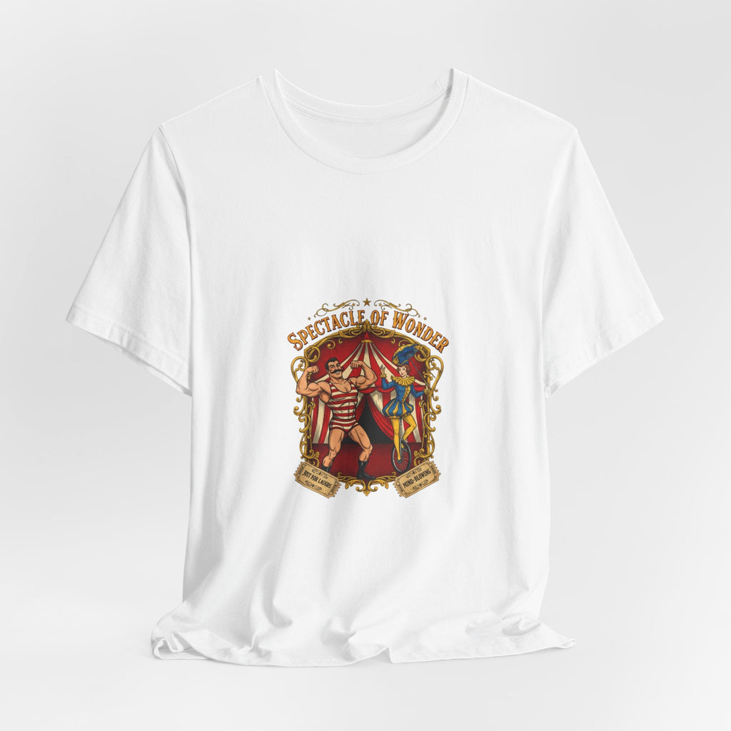 "Spectacle of Wonder" Vintage Circus T-Shirt | Retro Carnival Graphic Tee