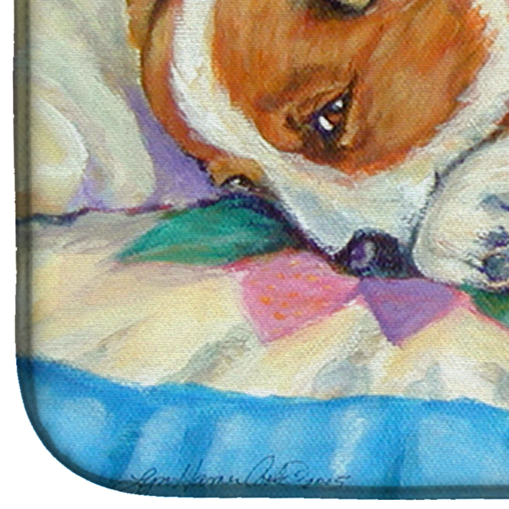 Corgi Dish Drying Mat Absorbent Dish Drying Mat Pad for Kitchen Counter Dish Drainer Mat for Countertop, 14 x 21", Multicolor