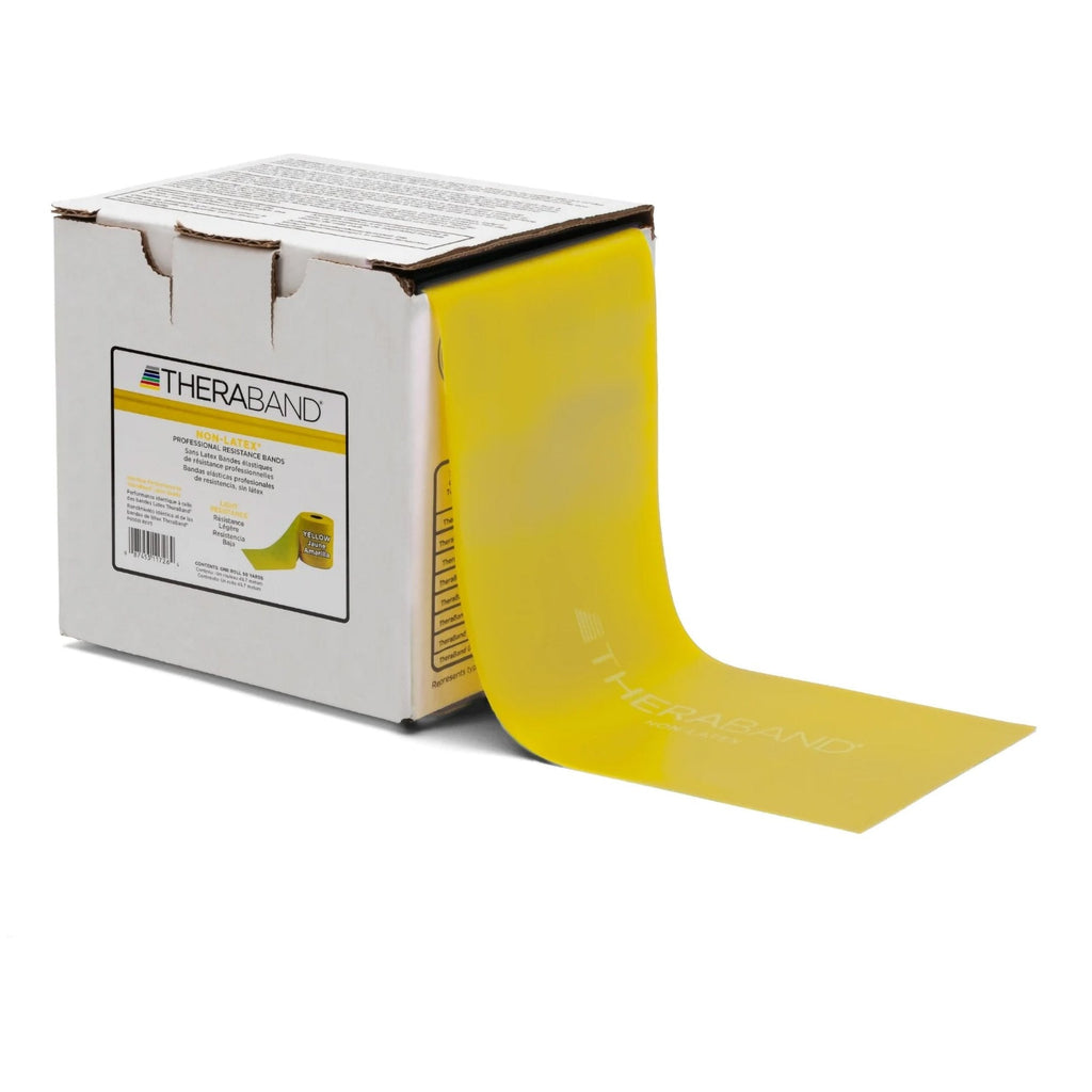 TheraBand® Professional Light Exercise Resistance Band, Yellow, 25 Yard 081234749