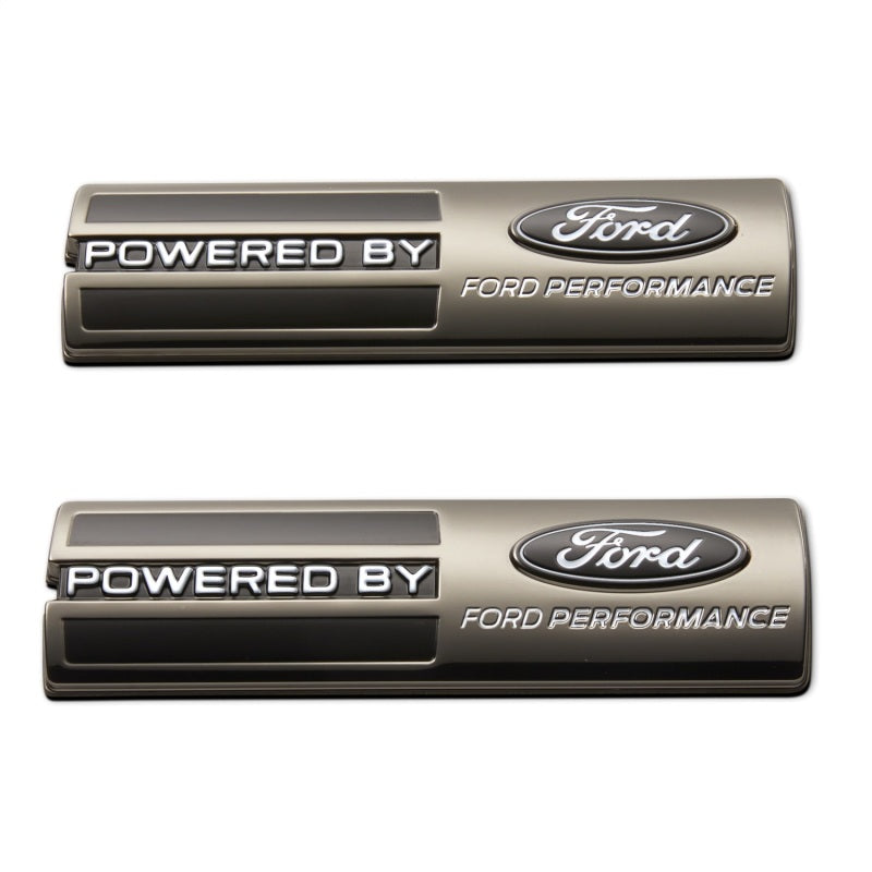 Ford Racing Powered by Ford Performance Fender Badge - Black M-16098-PBFPB