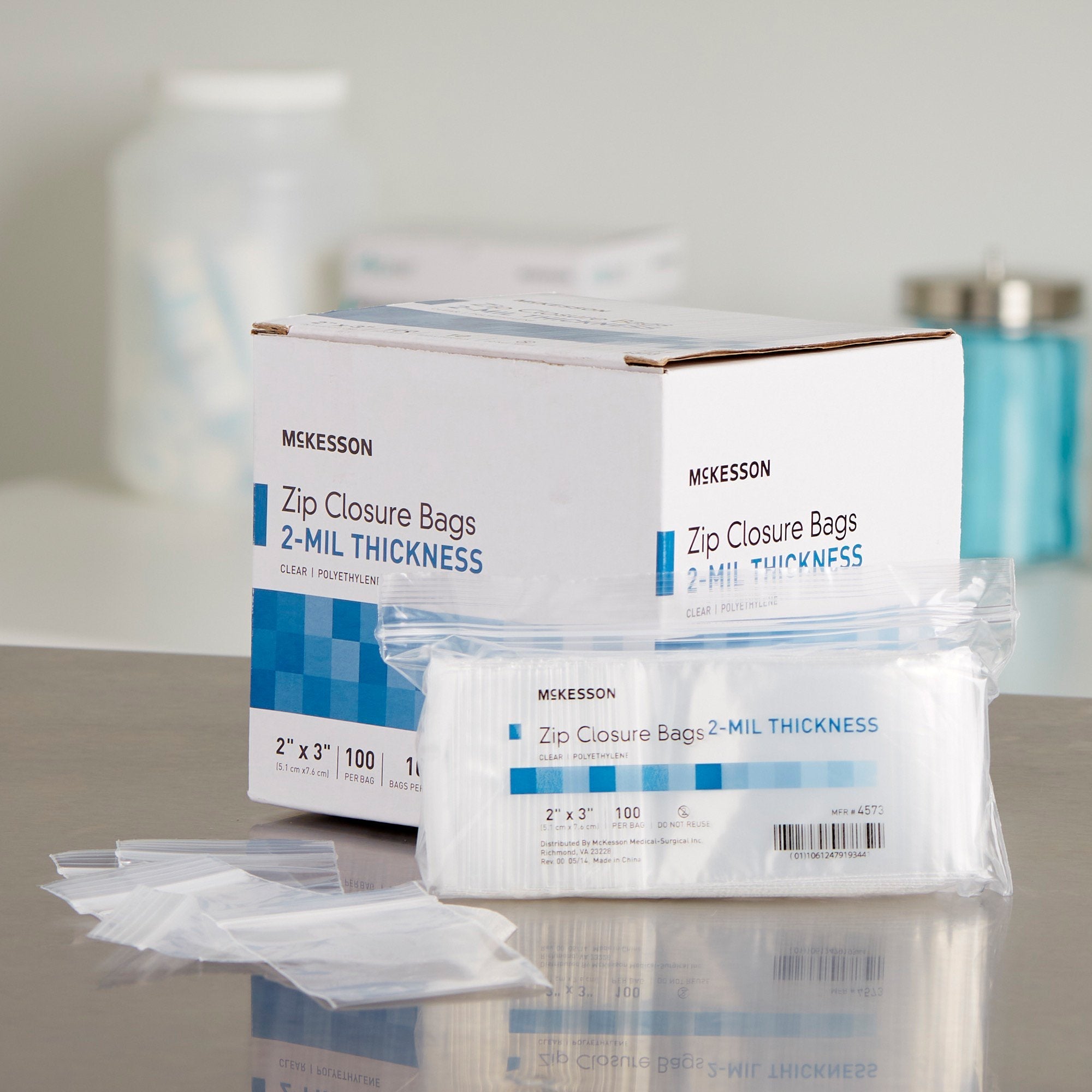 McKesson Zip Closure Bag, 2 x 3 in. 4573