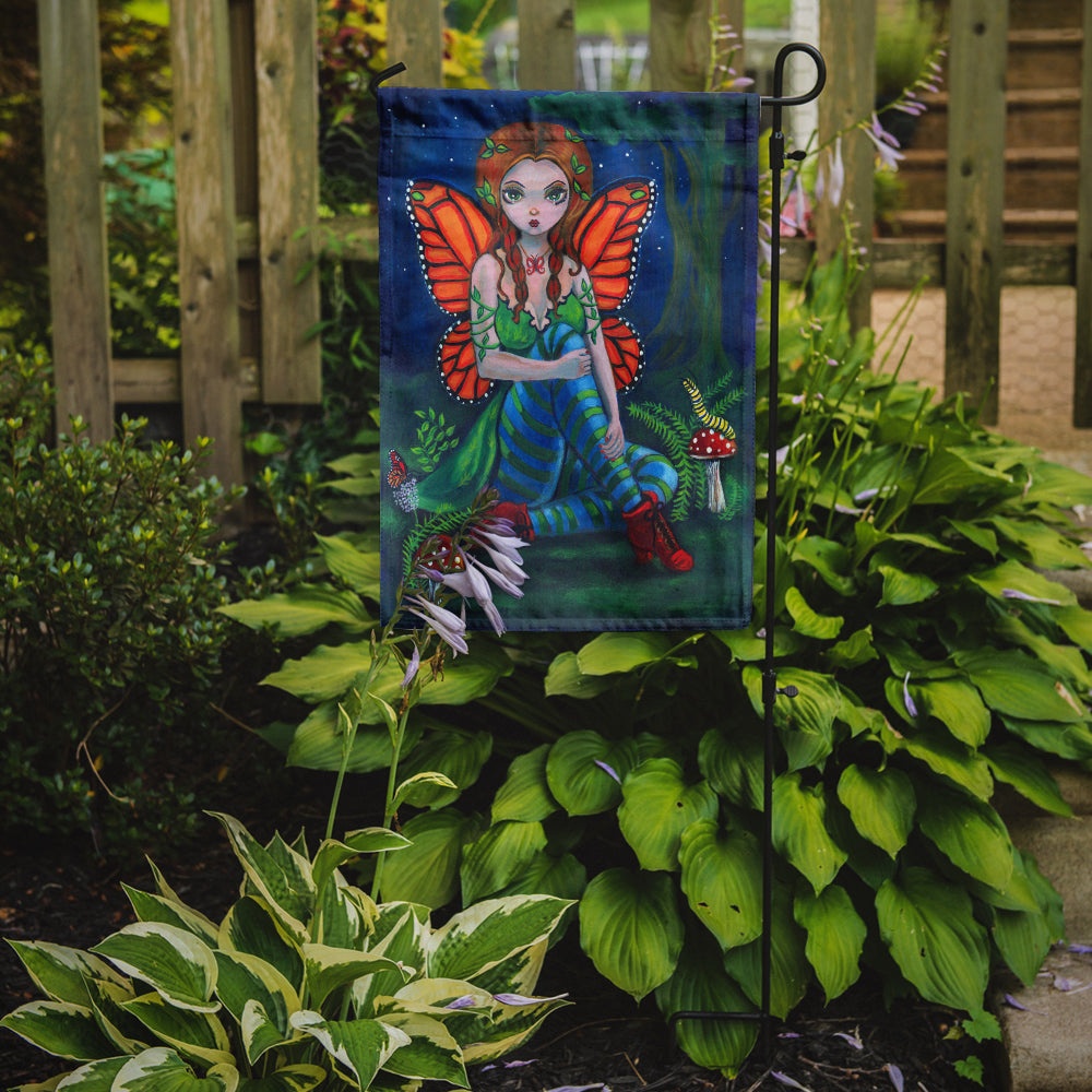 Fairy Monarch Garden Flag Mailbox Decorative Yard Banner Outside Patio Artwork for Flower Beds, Garden Size, Multicolor