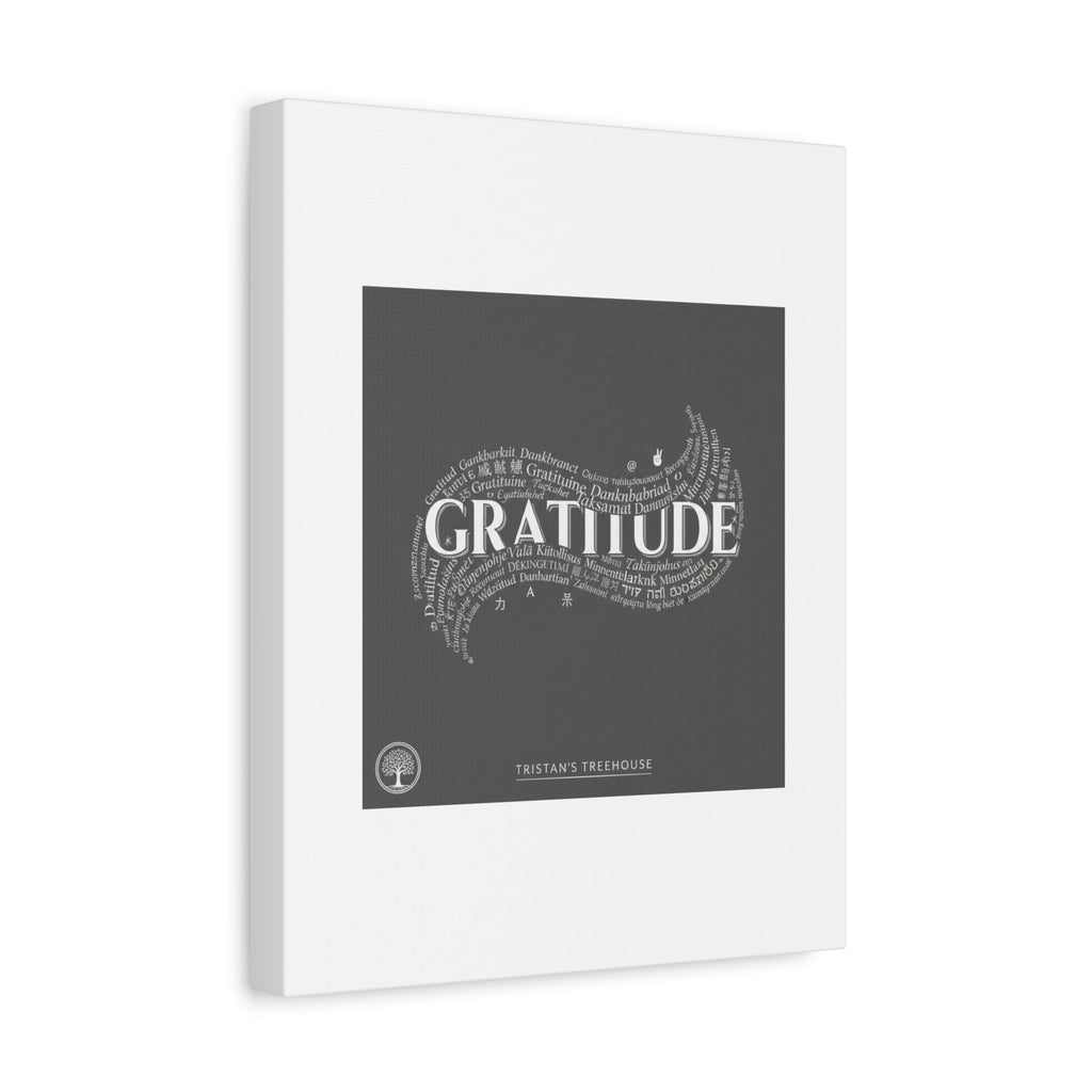 Gratitude Wall Art Matte Canvas | Tiny Treats, sweet uplifting print