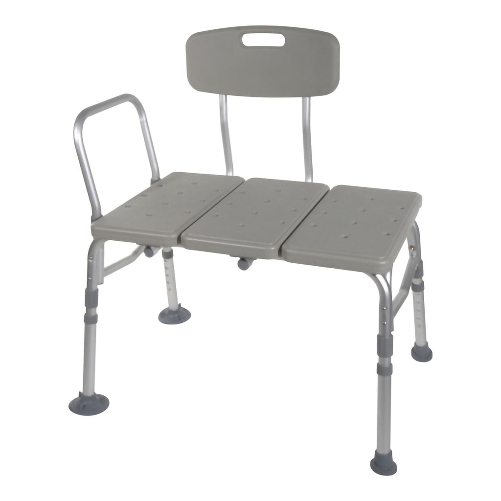 McKesson Aluminum Transfer Bench with Reversible Back 146-12011KD-1